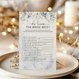 Winter Wer das beste Brautspiel kennt