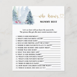 Winter Wer Mami am besten kennt