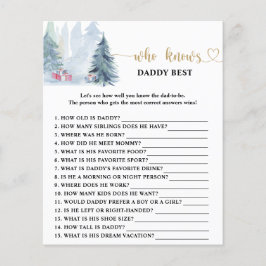 Winter Wer Papa am besten kennt