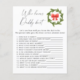 Winter Wer Papa am besten kennt