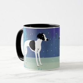 Winter Whippet  Tasse