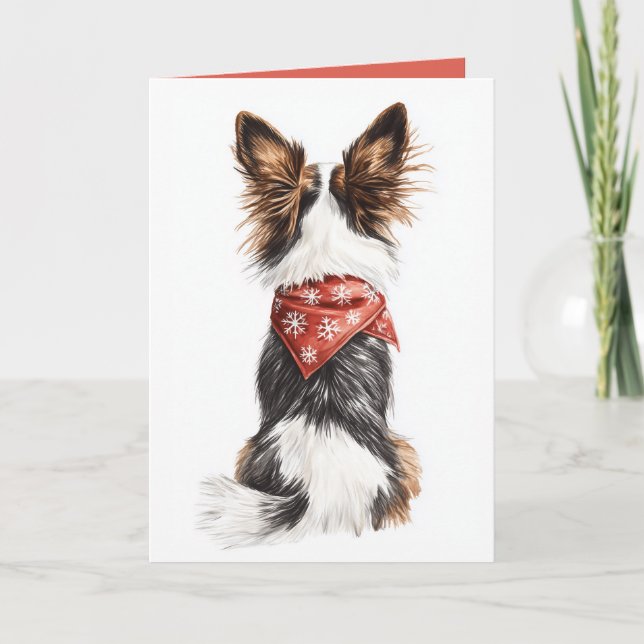 Winter Whiskers Einladung (Vorderseite)