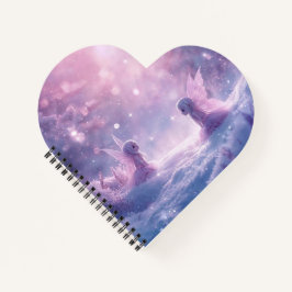 Winter Whispers and Fairy Light Notizbuch