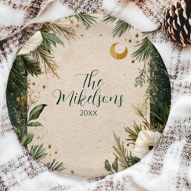 Winter White Anemone Weihnachtsfest Party Pappteller (Von Creator hochgeladen)