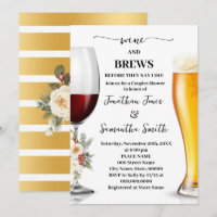 Winter White Floral Wein und Bier Paarschwimmbad