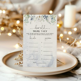 Winter Wie alt waren sie Brautparty