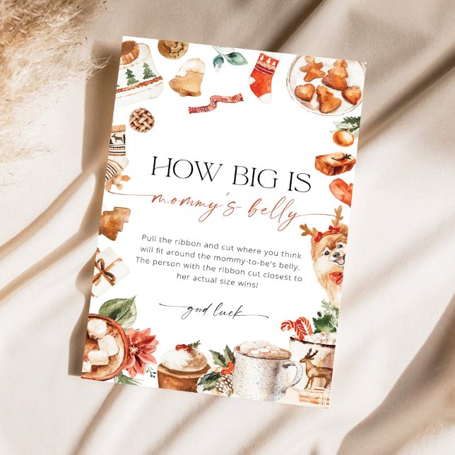 Winter Wie groß ist Mama's Baby Shower Game (Von Creator hochgeladen)