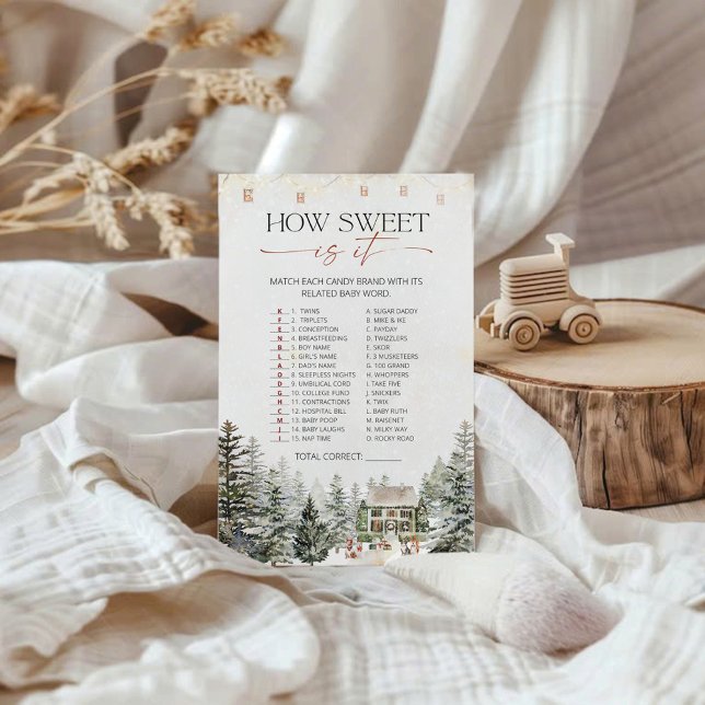 Winter wie süß ist es Baby Duschspiel (Von Creator hochgeladen)