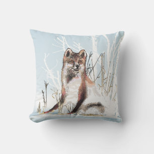 Winter Wolf Kissen