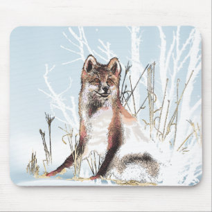 Winter Wolf Mousepad