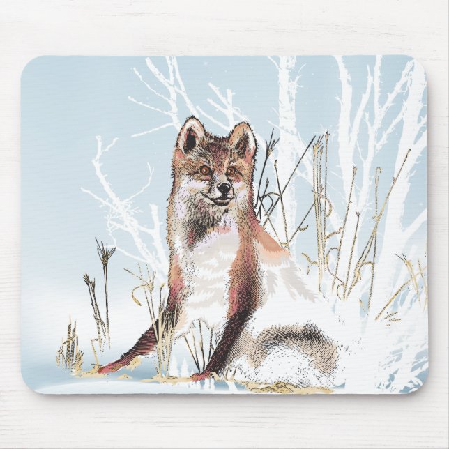 Winter Wolf Mousepad (Vorne)