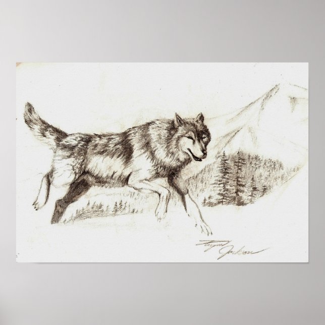 Winter Wolf Poster (Vorne)