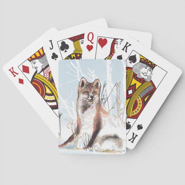 Winter Wolf Spielkarten (Rückseite)