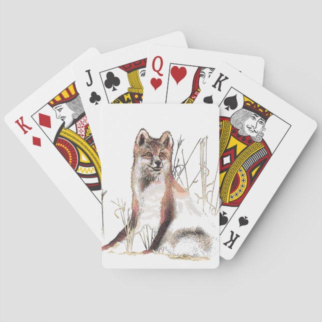 Winter Wolf Spielkarten (Rückseite)