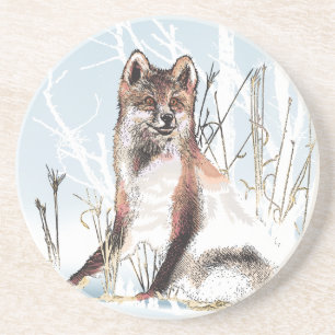 Winter Wolf Untersetzer