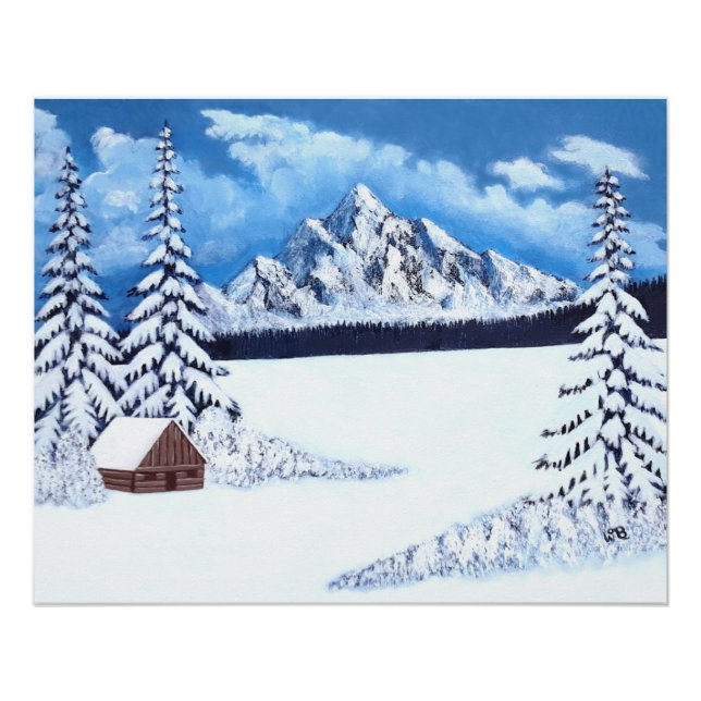 Winter Wonder Glossy Poster (Vorderseite)