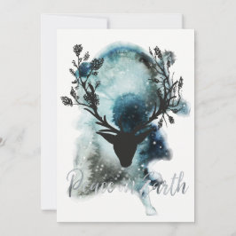 Winter Wonder Mystic Deer Weltfrieden Weihnachten