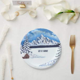 Winter Wonder Scanner Round Paper Teller
