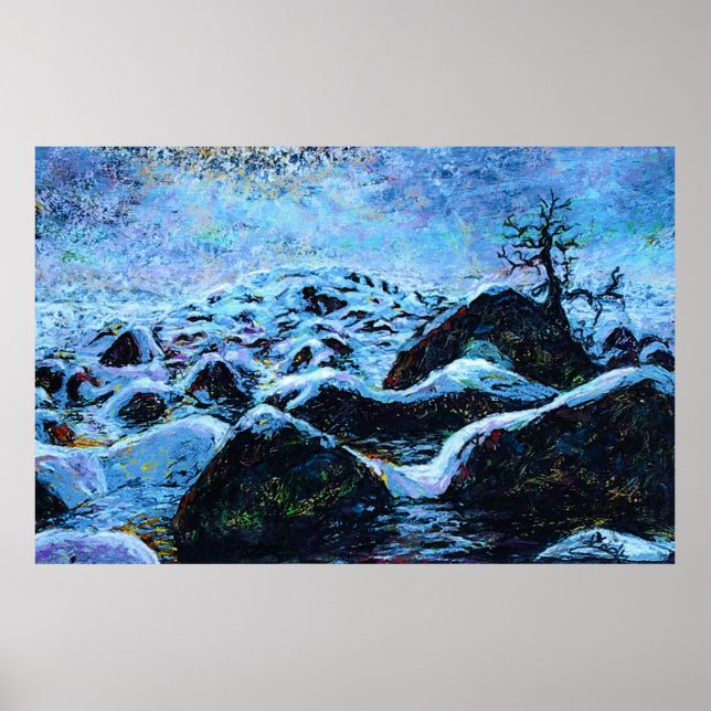 Winter Wonderland Art Poster (Vorne)