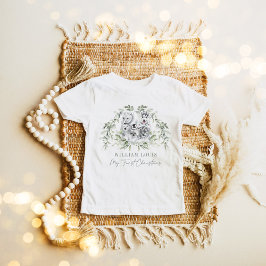 Winter Wonderland Artic Animals Baby 1. Weihnachte T-shirt