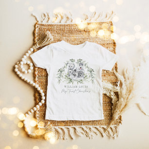 Winter Wonderland Artic Animals Baby 1. Weihnachte T-shirt