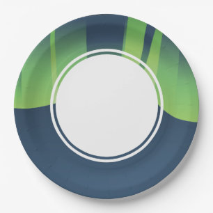 Winter Wonderland Auroras Papierplatte Pappteller