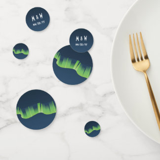 Winter Wonderland Auroras Table Confetti