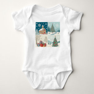 Winter Wonderland Baby Bodysuit Strampler