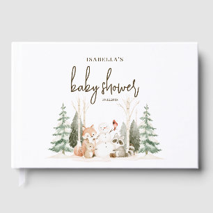 Winter Wonderland Baby Shower Gästebuch