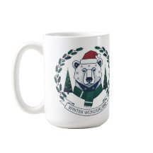 Winter Wonderland Bär – Süße Weihnachtsmannmütze W