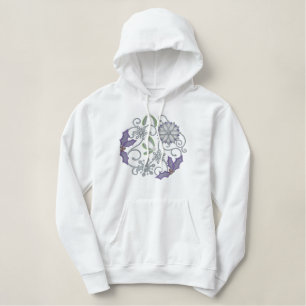 Winter Wonderland Bestickter Hoodie