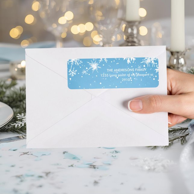 Winter Wonderland Blue Snowflake (Von Creator hochgeladen)