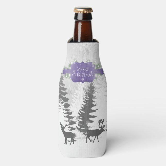 Winter Wonderland Bottle Glacière - Violet (Bottle Devant)
