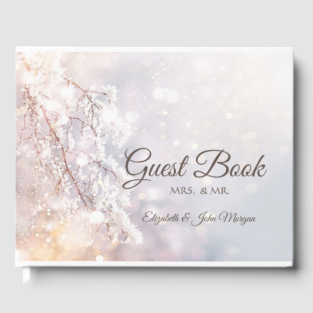Winter Wonderland Branchen Gästebuch (Vorderseite)