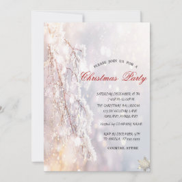 Winter Wonderland Branches Company Weihnachten Einladung