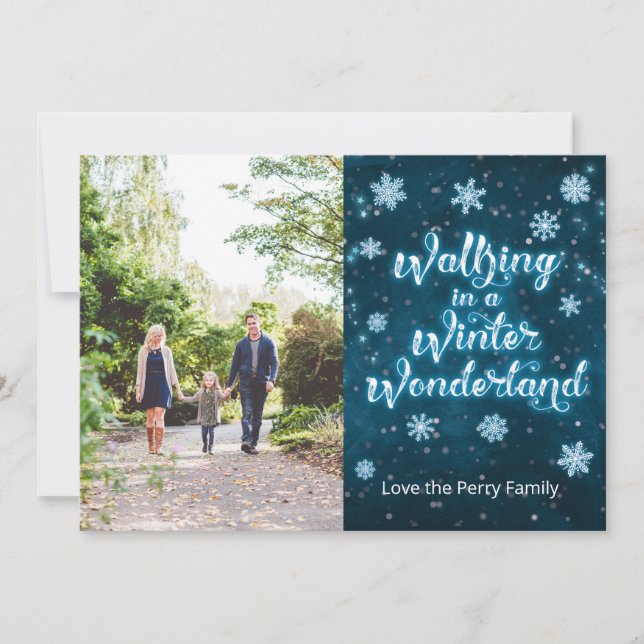 Winter Wonderland - Carte de Noël photo (Devant)