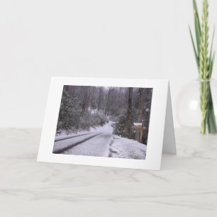 WINTER WONDERLAND CHRISTMAS "THANK YOU" DANKESKARTE