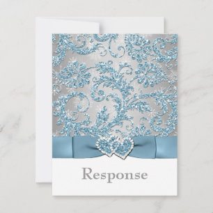 Winter Wonderland Coeurs rejoints Carte RSVP