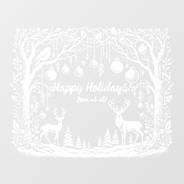Winter Wonderland Custom Window Cloning Fensteraufkleber