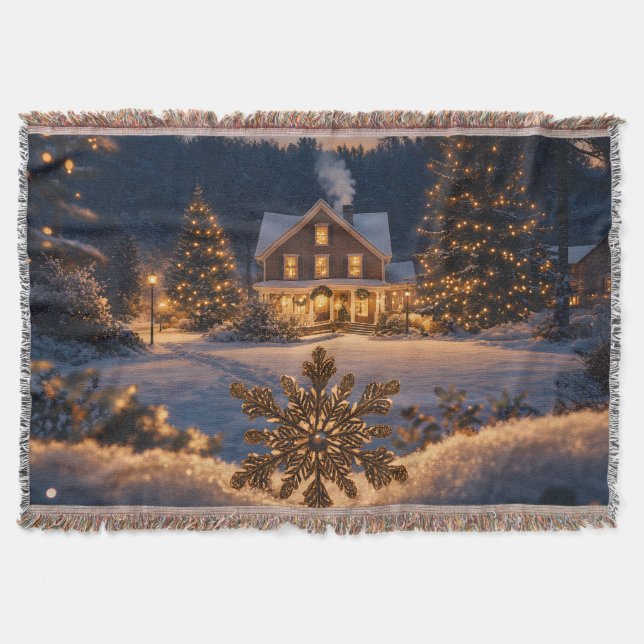 Winter Wonderland-Decke Decke (Vorderseite)