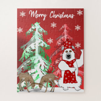 Winter Wonderland Deer, Tree, & Bear Christmas 