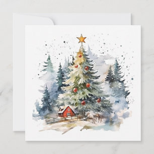 "Winter Wonderland: Die Weihnachtskalte verkörpern Mitteilungskarte