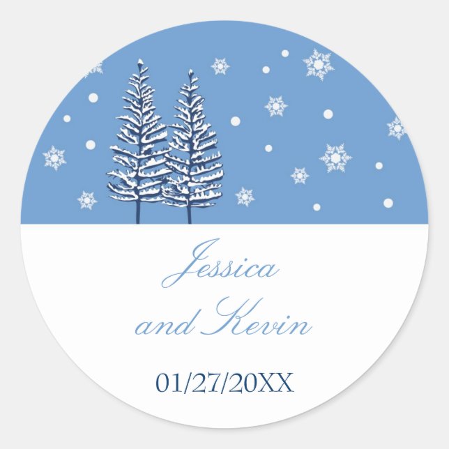 Winter Wonderland Fevor Sticker (Vorderseite)