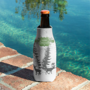 Winter Wonderland Flasche Cooler - Grün Flaschenkühler