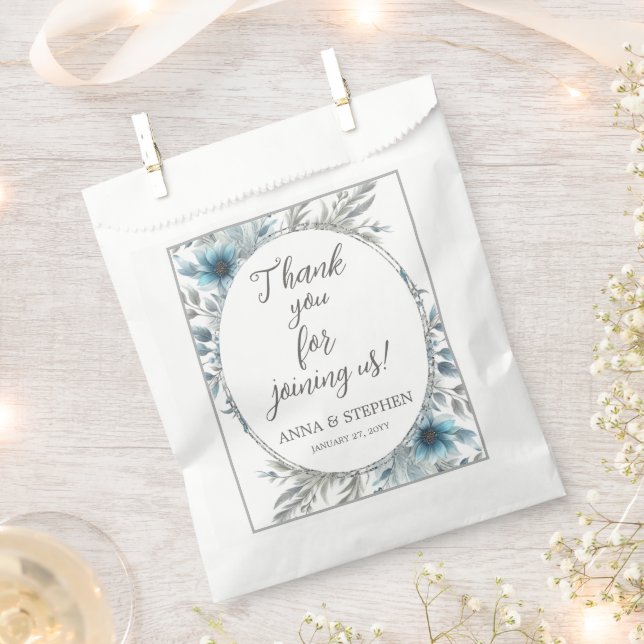 Winter Wonderland Floral Gevor Bag Geschenktütchen (Ausgeschnitten)