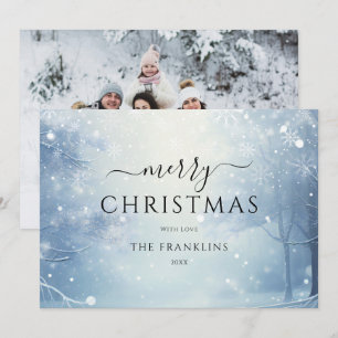 Winter Wonderland Forest Foto Weihnachten