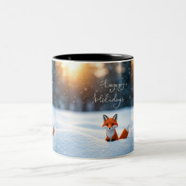 Winter Wonderland Fox Tasse