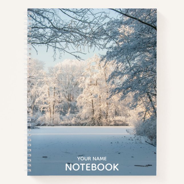 Winter Wonderland Froid Panorama Carnet photo (Devant)