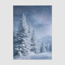Winter Wonderland Frosted Trees Snowy Forest