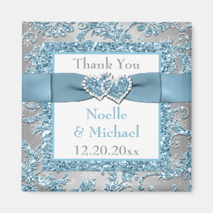 Winter Wonderland Gastgeschenk Hochzeit Danke Magn Magnet